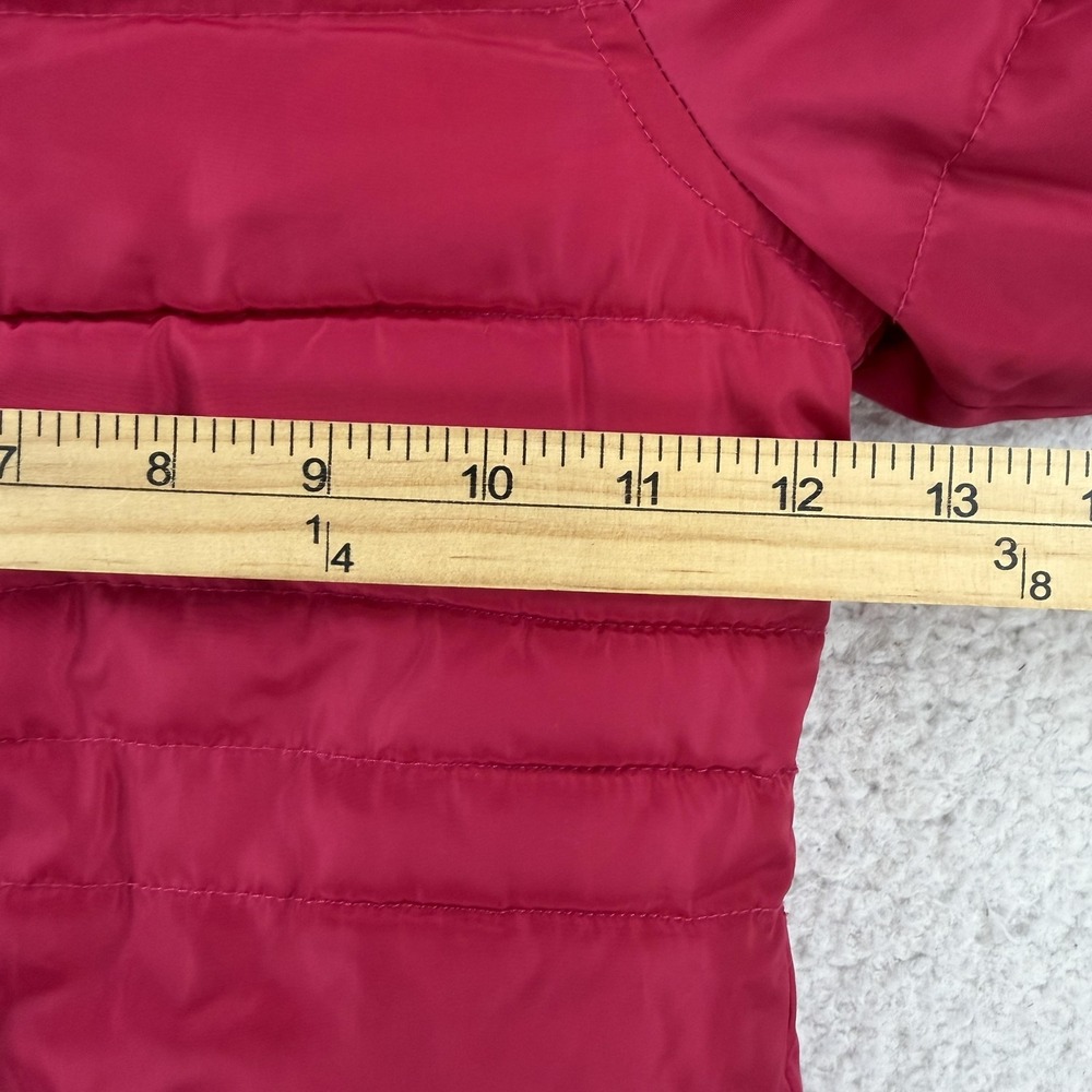 Diesel Coat Toddler 2T Pink Hooded Faux Fur Lined Puffer Parka Zip Pockets - Picture 9 of 10